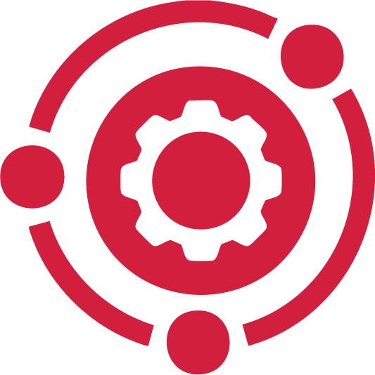 Icon representing centralized system integration and automation for foodservice operations.