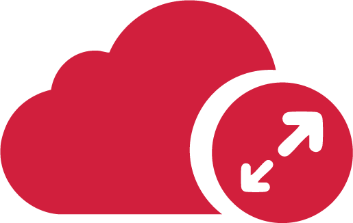CalcMenu cloud icon representing scalable growth and performance optimization.